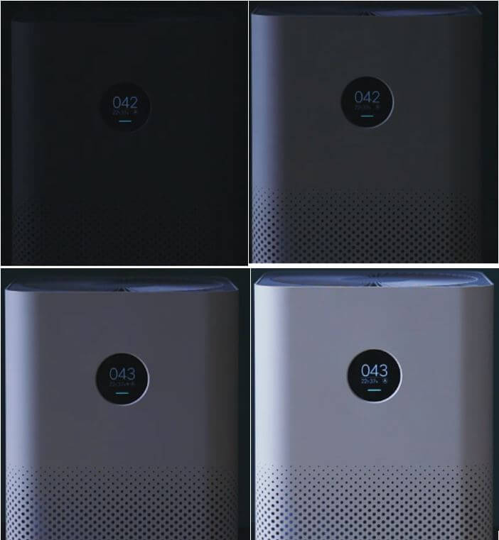 MI Air Purifier 2S Automatic Display Adjustment