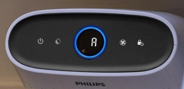 Philips AC1215 air purifier control panel