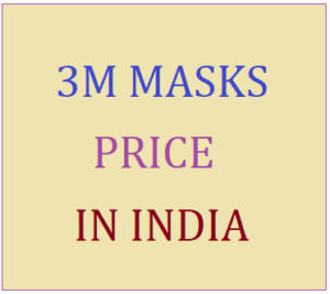 3M Mask Price in India