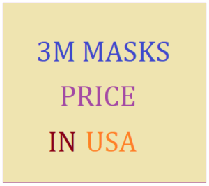 3M Mask Price in USA