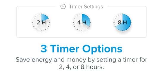 Levoit Vital 100 Timer