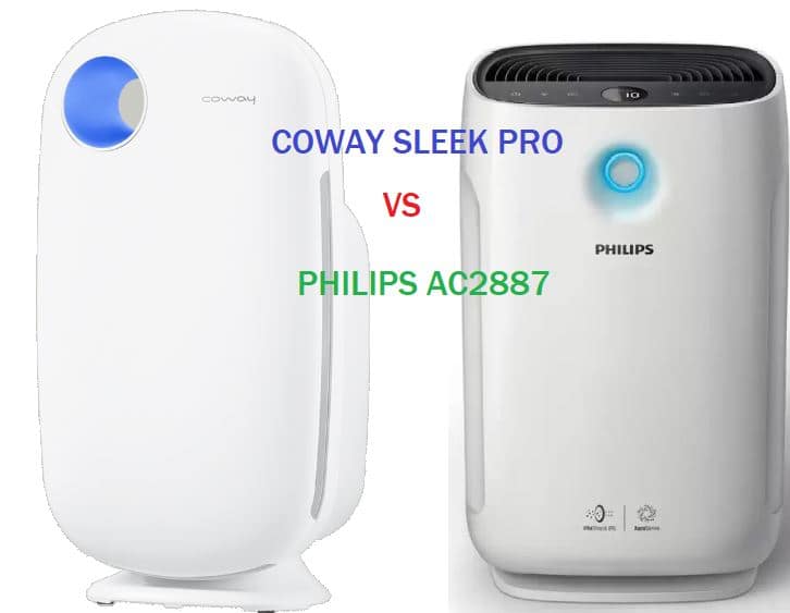 Compare Coway vs Philips air purifier