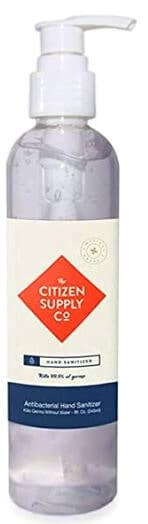 Citizen supply co Best hand sanitizer with 70 percent alcohol