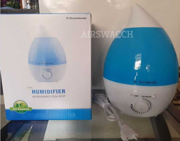 Dr Recommends Rain Drop Ultrasonic cool mist Humidifier